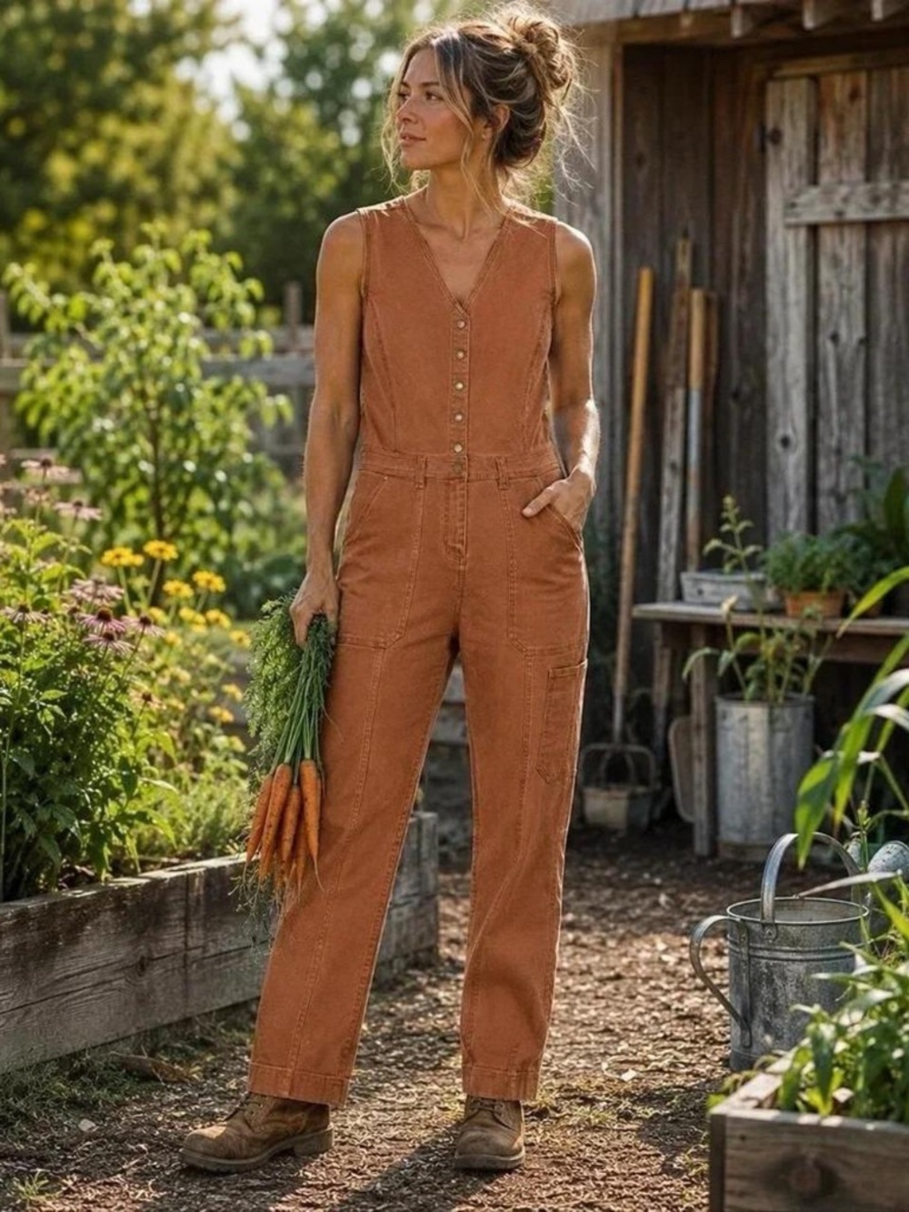 Women's Duluth Flex Fire Hose Line Jumpsuit